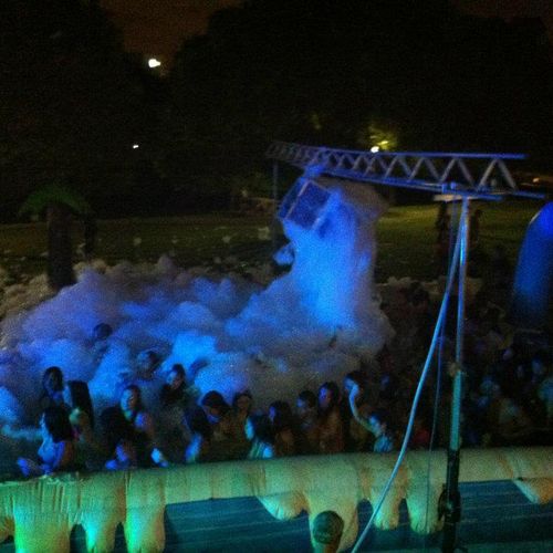 Foam Party. Plan something exciting!