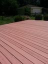 Solid stained deck