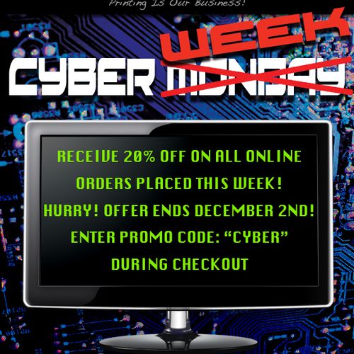 Email Campaign Sample - Cyber Week at Lewis Color