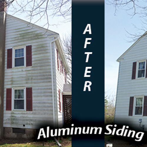 Aluminum Siding Before & After