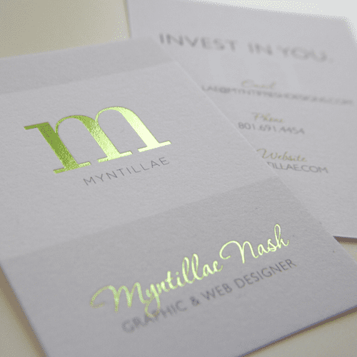 Myntillae/Myntifresh Designs Business Card