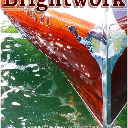 Award winning newsletter Brightwork. Cover March 2