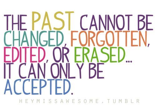 Make Peace with Your Past