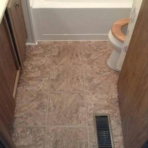 New Bathroom Flooring