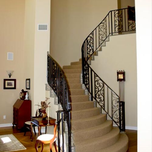 Remodeled Traditional Staircase, Encinitas, CA