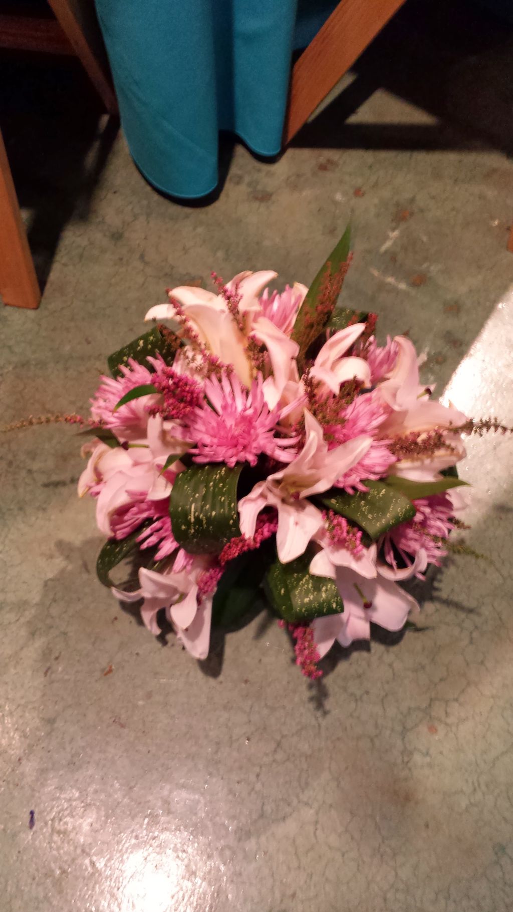 Lily centerpiece.