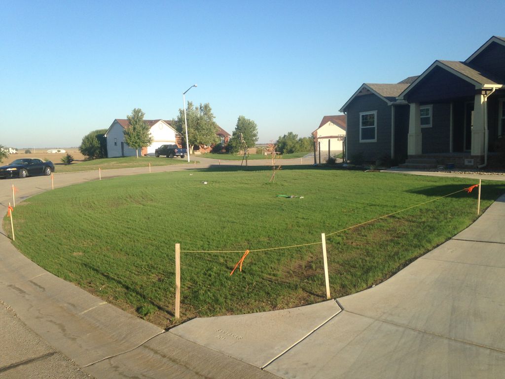 One of our fall seed jobs in Goddard,KS