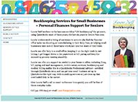 Laurie Neff Bookkeeping new website, brochure and 