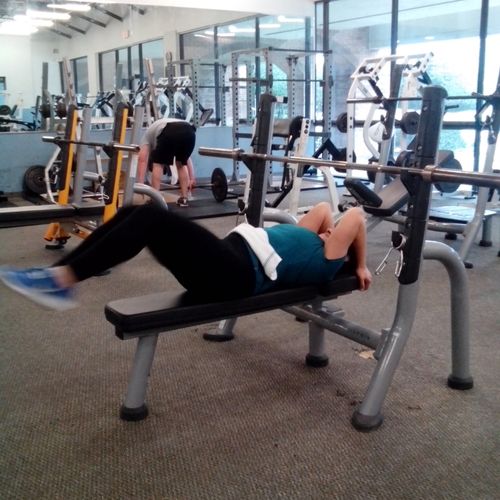 WORKING ON AB'S AFTER A GREAT LEG WORKOUT