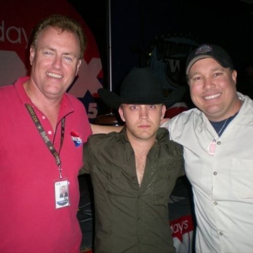 Russ Knight and Myself with country singer Justin 