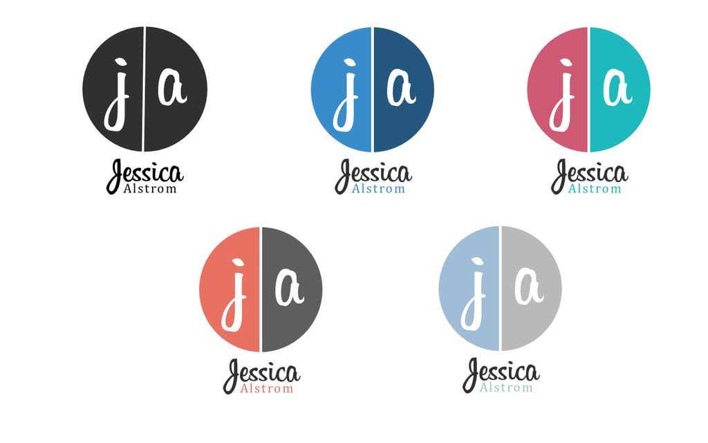 Logo Design for Jessica Alstrom, website in progre