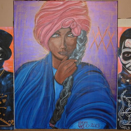 Paintings: Marie Laveau and theVooDude