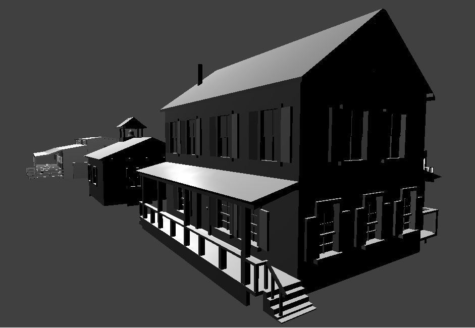 A 3-D model made in blender
