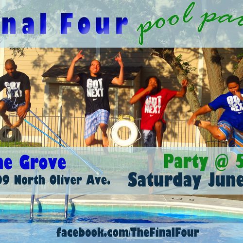 This is a flyer of a concert pool party.