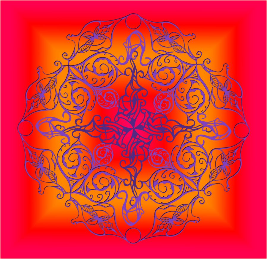 Alive... Vivid. Colorful.  This image too began as