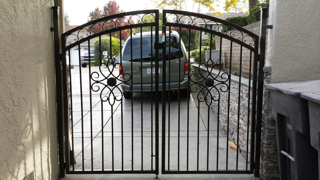 Custom Fabricated Iron Gate