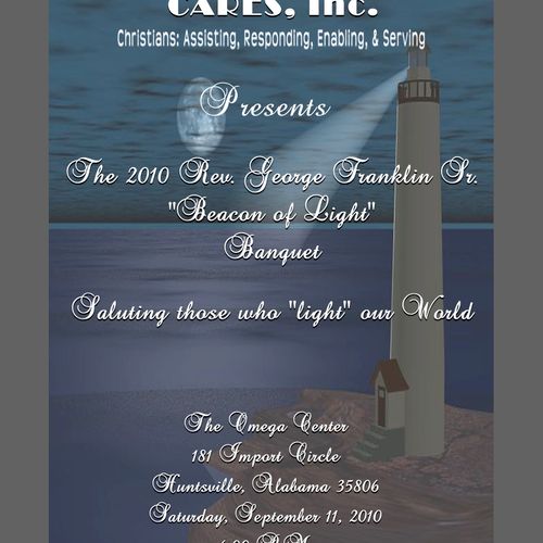 C.A.R.E.S. Inc,Banquet Program Cover.