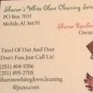 Sharon's White Glove Cleaning Service