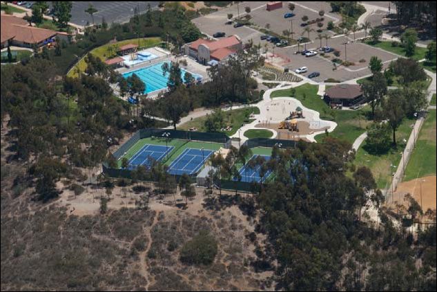 Sky view of the club