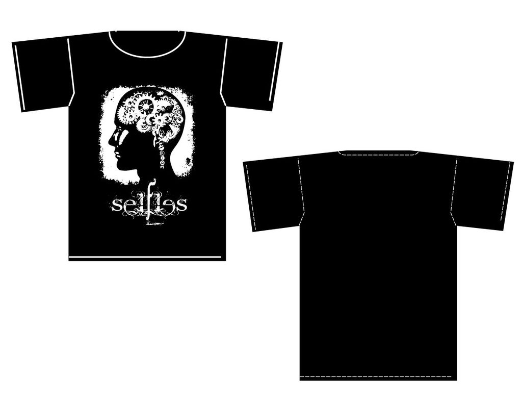 T-shirt Design for the local Band Selfles featurin