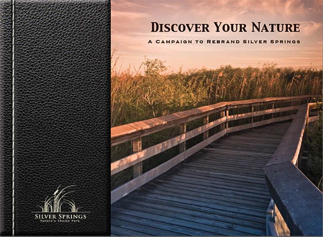 Campaign book for Silver Springs Rebranding Campai