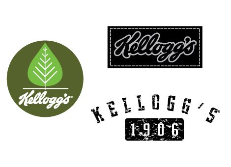 Kellogg's logo for their eco-mission, and custom m