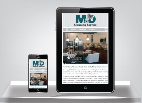 M&D website design