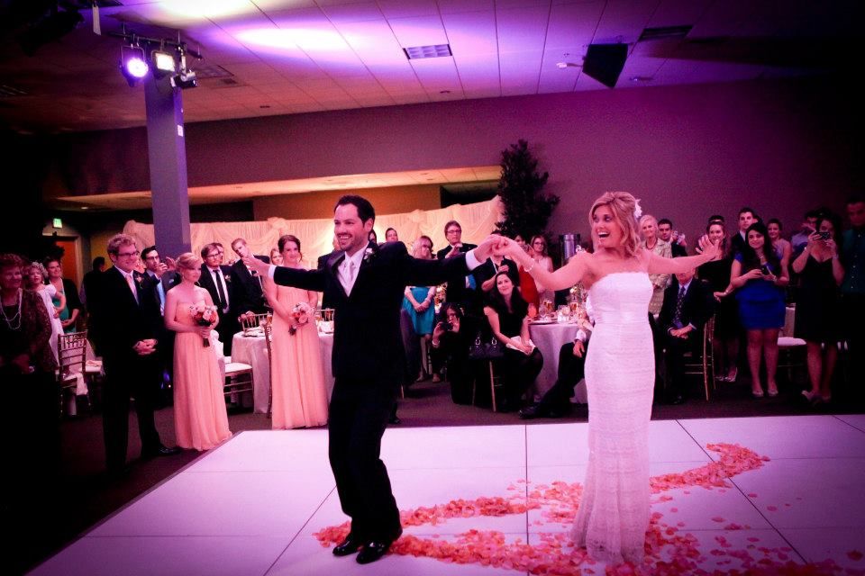 a beautiful first dance
