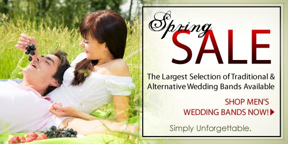 Ad layout:
Spring Sale ad for Mens-Wedding-Rings.c