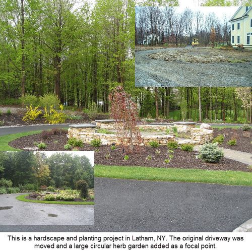 Landscape project in Latham, NY.