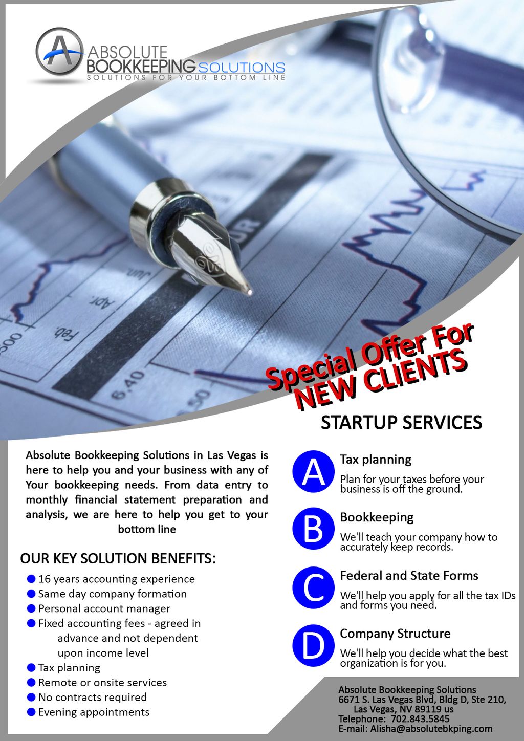 A short snap shot of my business and services.