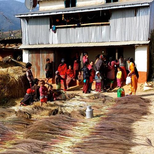 Village visits in Nepal