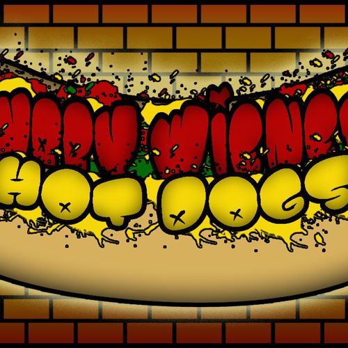 Logo design for Chubby Wieners Hot Dogs in Chicago