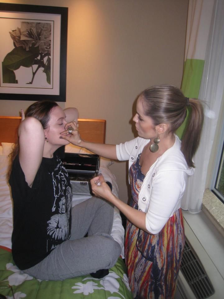 Transforming this gorgeous bride!