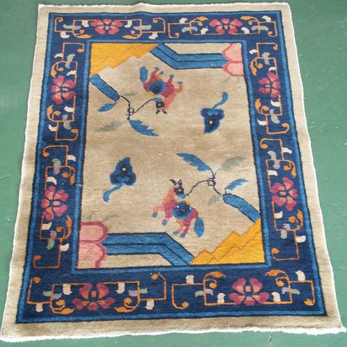 1930's Chinese art deco rug