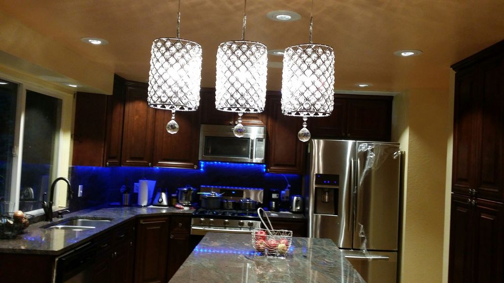 Kitchen Lighting Project/Blue