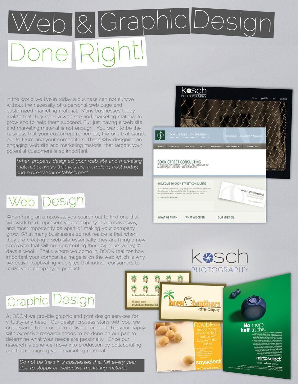 Projects and media