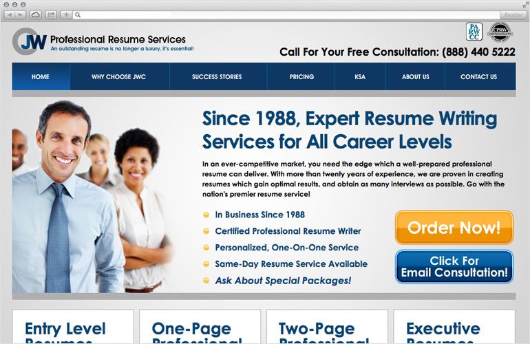 JWC came to us looking to update their site to inc