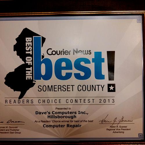 Voted the "Best of the Best" for Computer Repair i