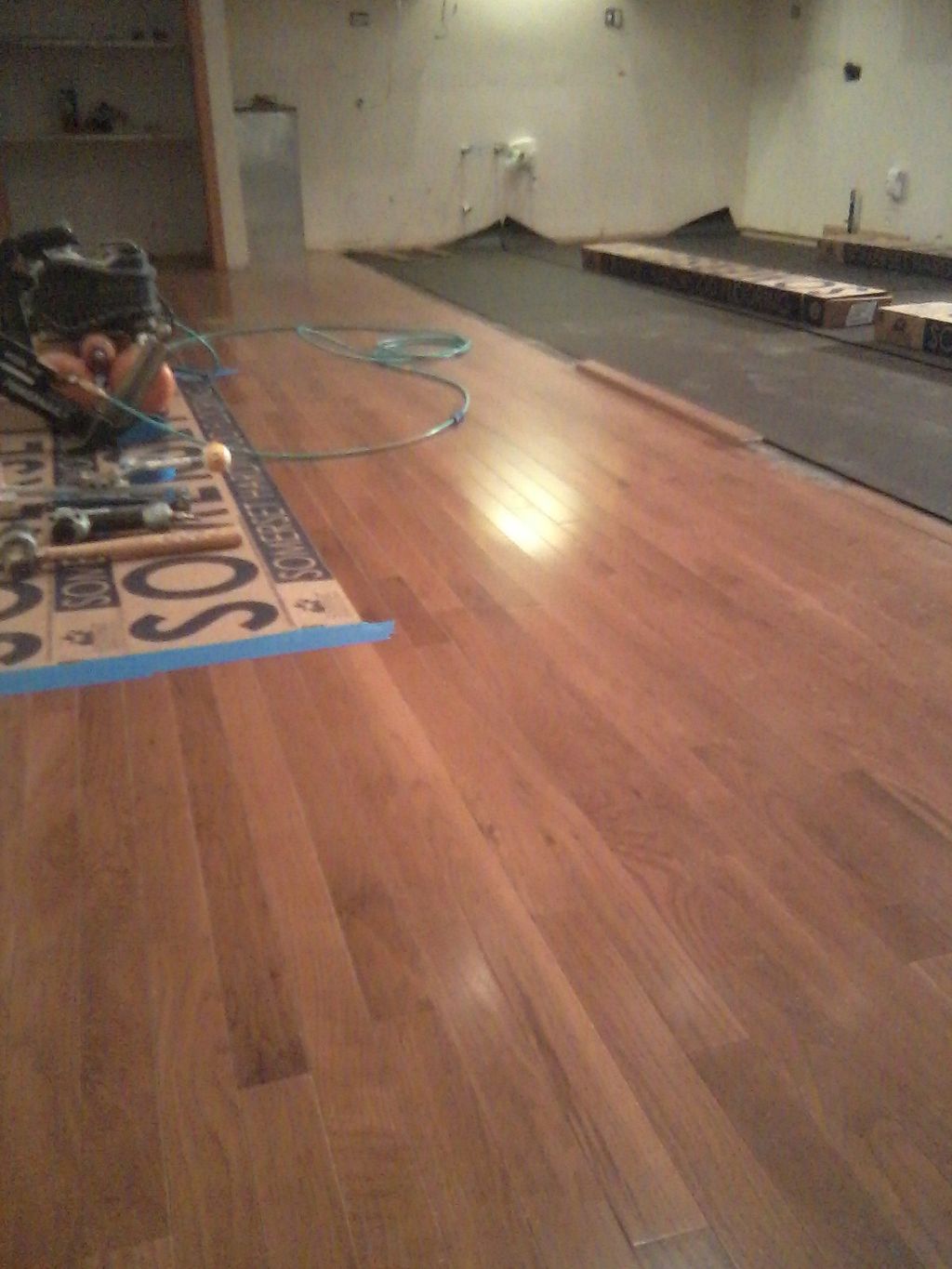 pre-finished installation