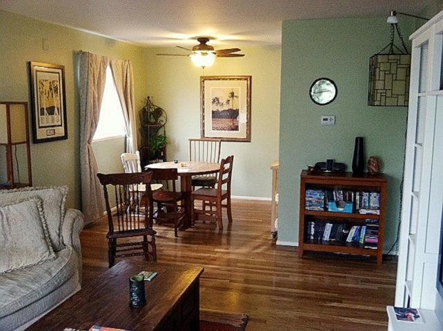 Living Room - Painting, Ceiling Fan Install, Windo