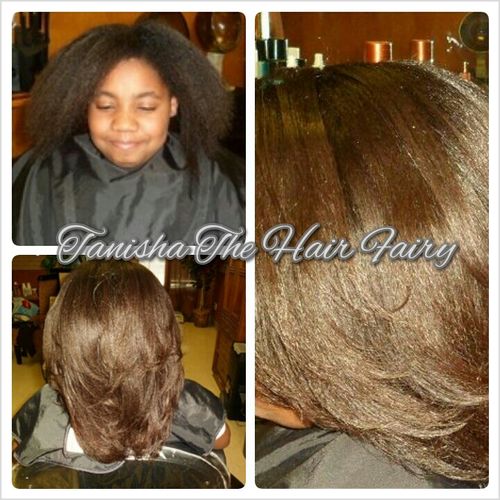 Natural Hair Blow Out
