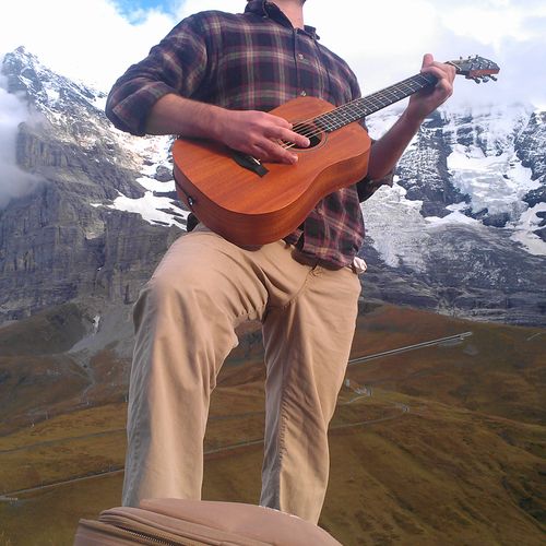 Playing atop the Swiss Alps