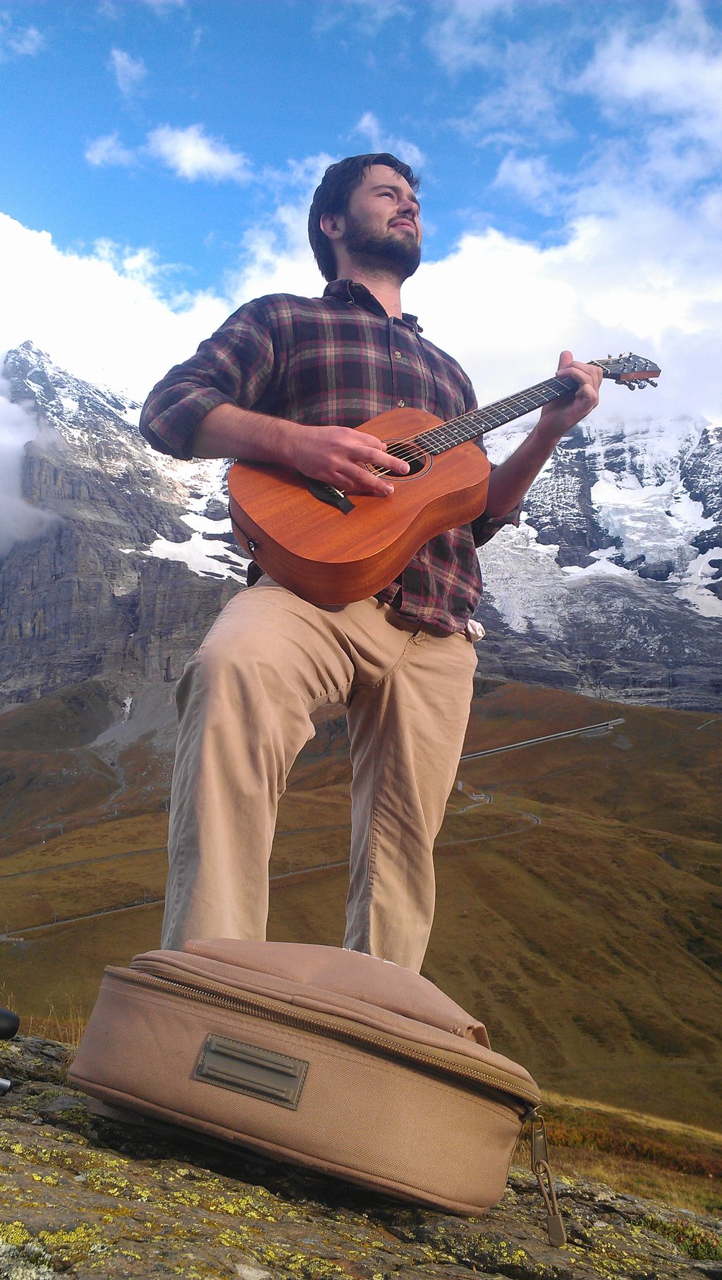 Playing atop the Swiss Alps