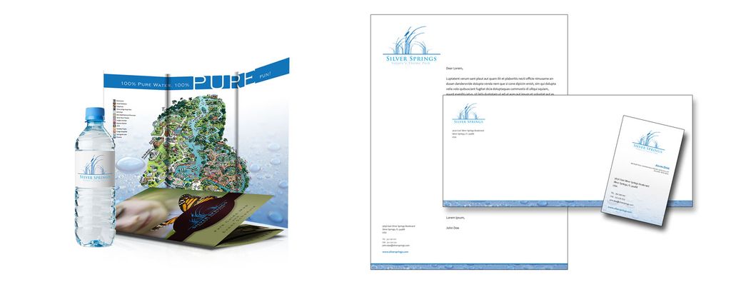 Cohesive branding materials developed for the Silv