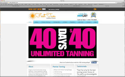 Fast Tan Website 2014