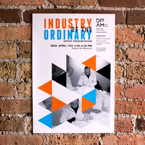 Industry of the Ordinary - event poster - 2013