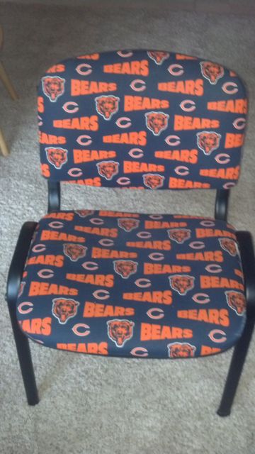 Upholstery. This chair was a standard $20 chair fr