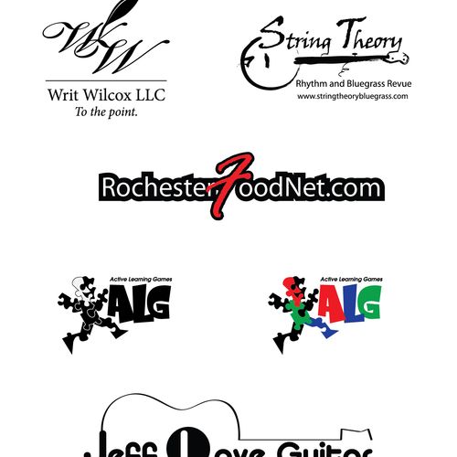 These are just a few of my logo designs.
