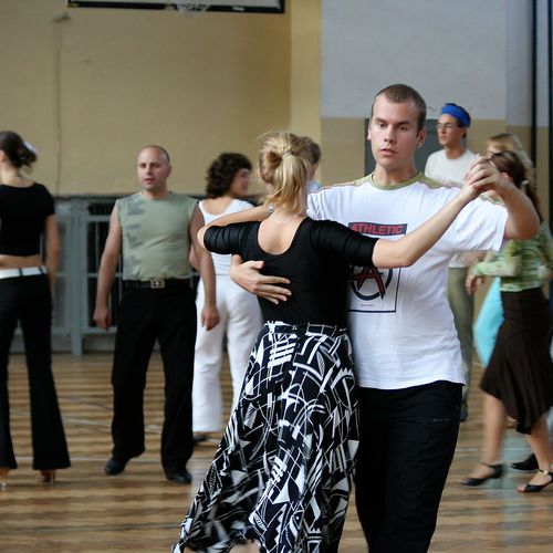 Dance events hosted monthly.